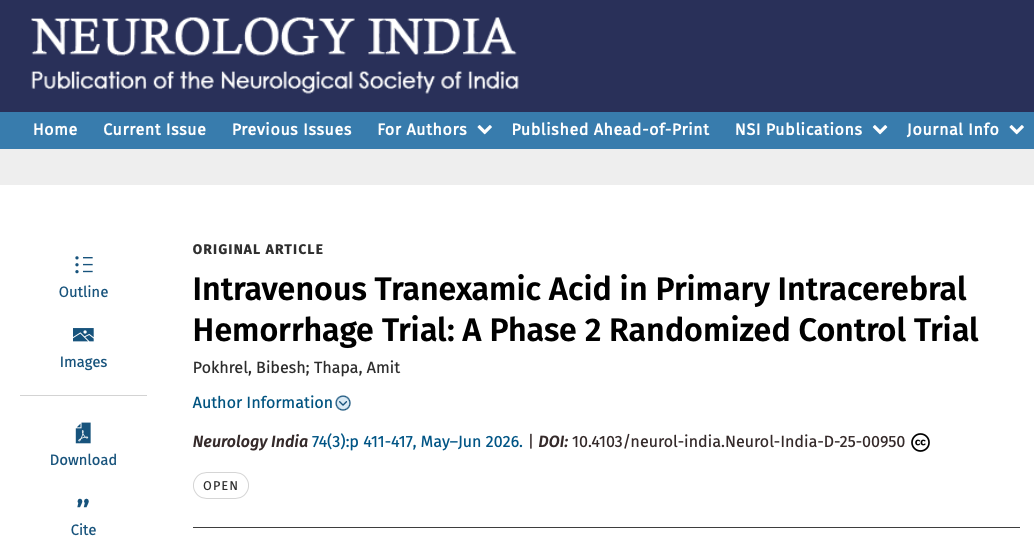 ITCH trial: Intravenous Tranexamic Acid in Primary IntraCerebral Hemorrhage for Prevention of Hematoma Progression